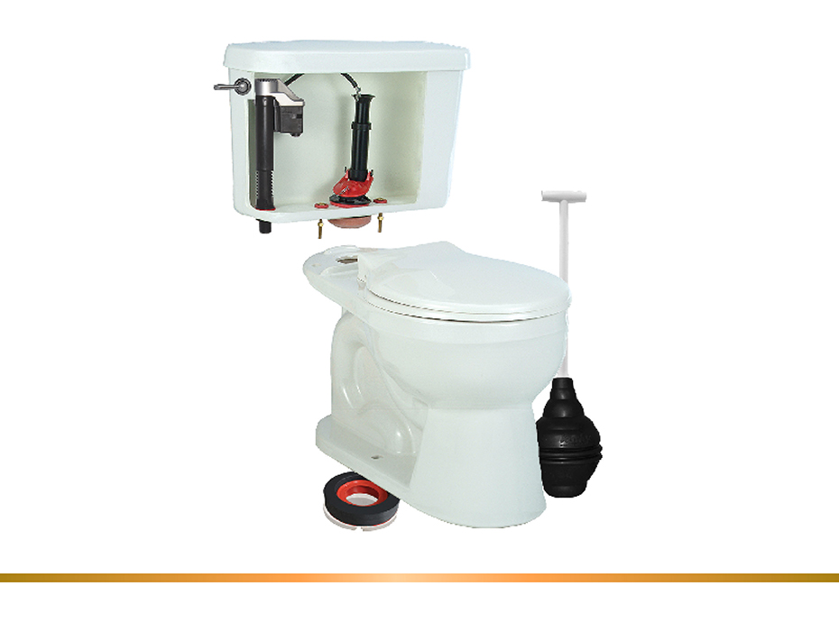 Large 3 & 4 Toilet Flush Valve & Tank to Bowl Gasket Kit - Korky