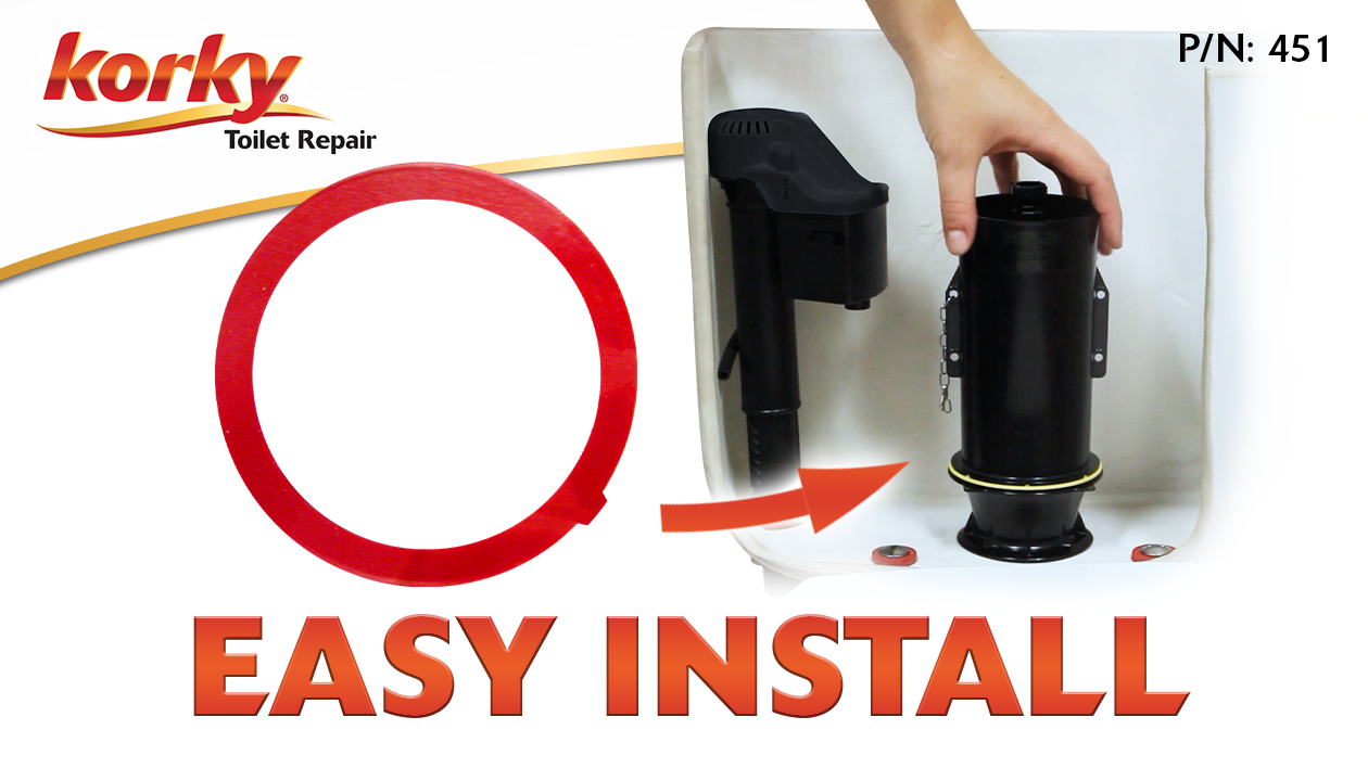 How to Install 2X Long-Life Toilet Flush Valve Seal Fits Kohler® by Korky video thumbnail