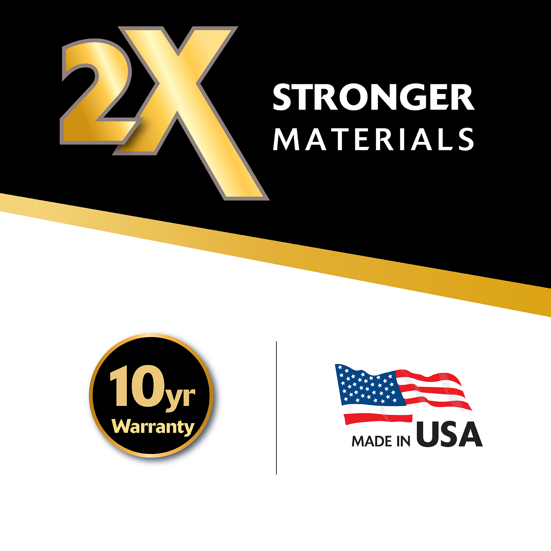 2x stronger materials