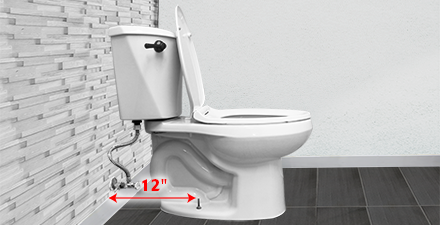 how to measure a toilets rough-in