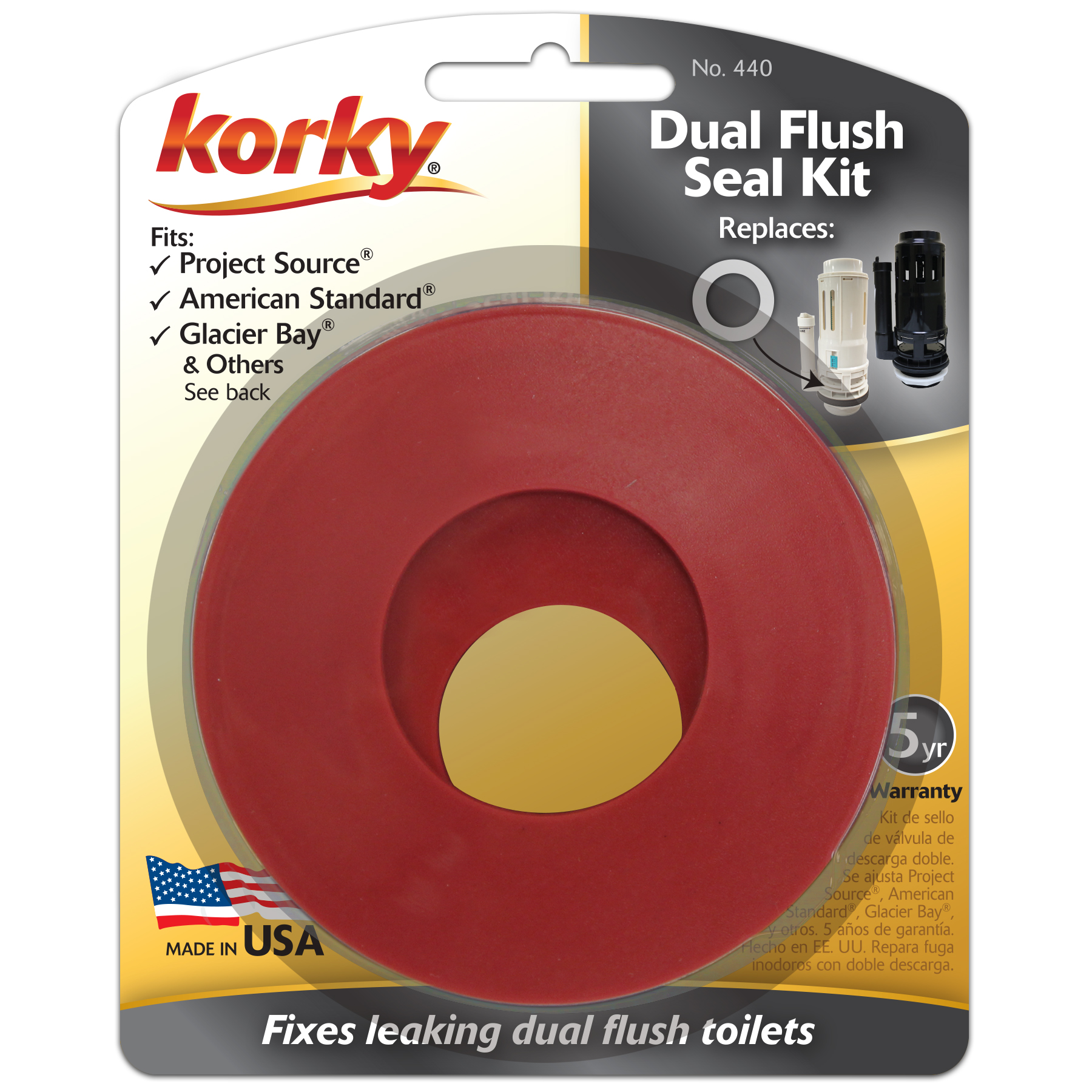 dual flush seal kit packaging