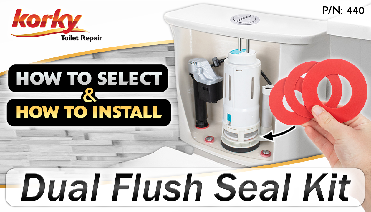 How to Select and Install a Dual Flush Valve Seal Kit video thumbnail