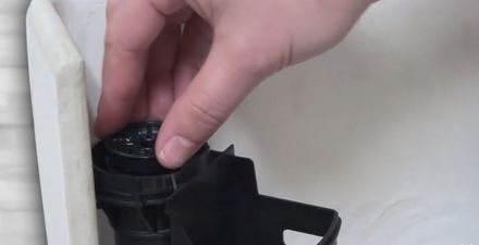 remove the supply tube
